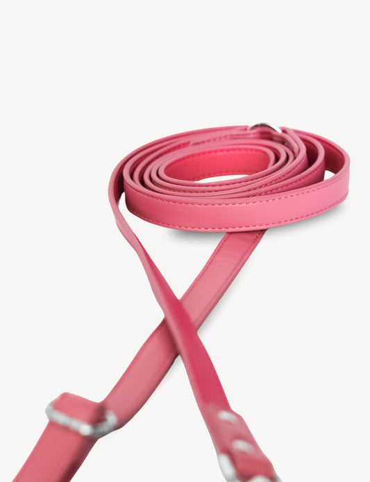 Hot pink riem | Handsfree hondenriem
