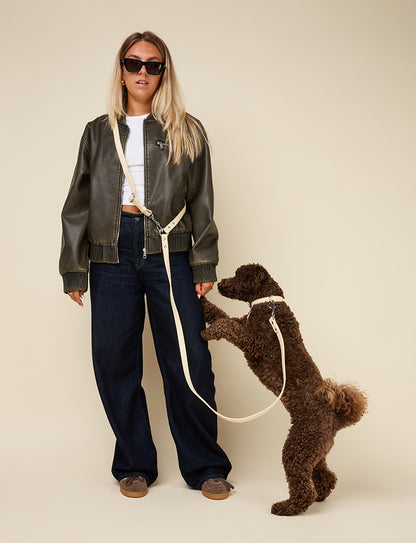 BUTTER YELLOW HANDSFREE LEASH